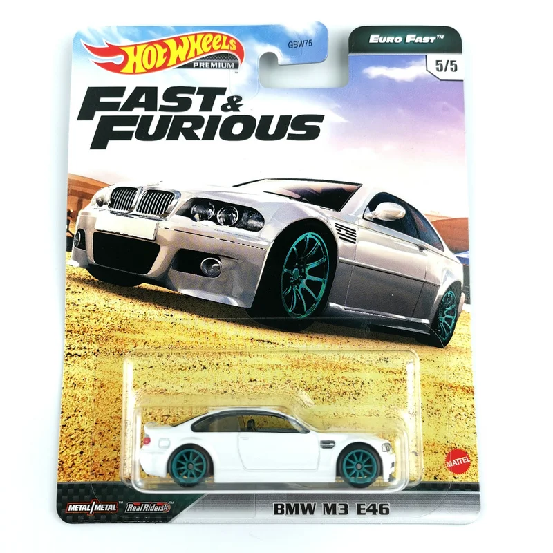 Hot Wheels Fast and Furious Euro Fast Cars BMW M3 E46  McLAREN 720S 1/64 Collector Edition Metal Alloy Model Car images - 6