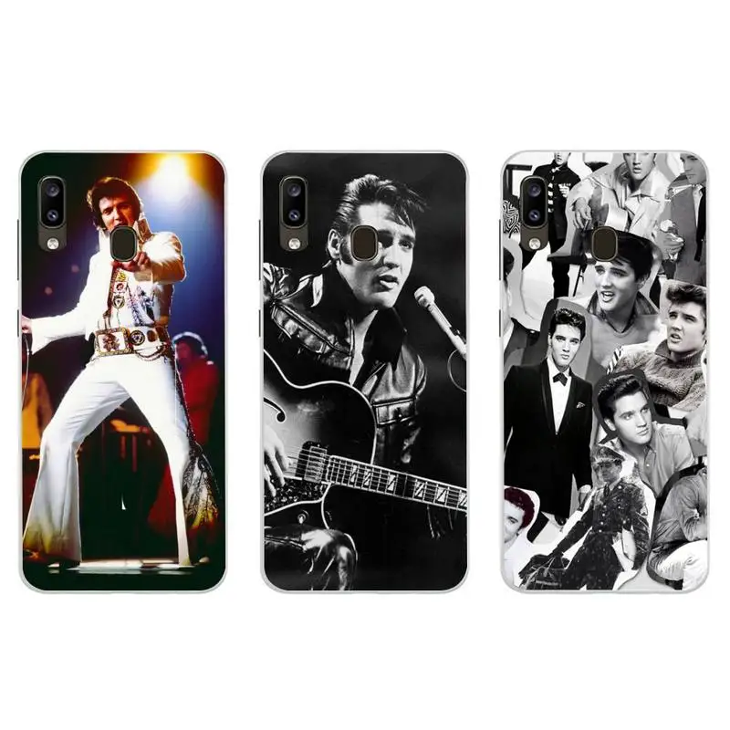

Elvis Presley Phone Case For PC-Samsung S5 S6 S7 S8 S9 S10 S20 S21 Edge Plus E Fe Lite Cover