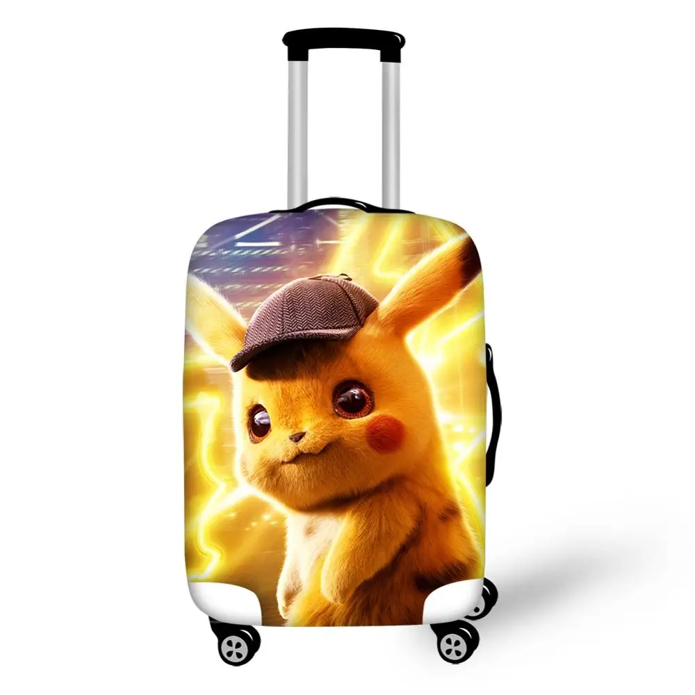 CDWX4434LMS HaoYun эластичный чехол для чемодана защитный дизайн Pokemon Пыленепроницаемый Чехол для багажа каваи Пикачу защитные аксессуары для багажа - Цвет: CDWX4434LMS