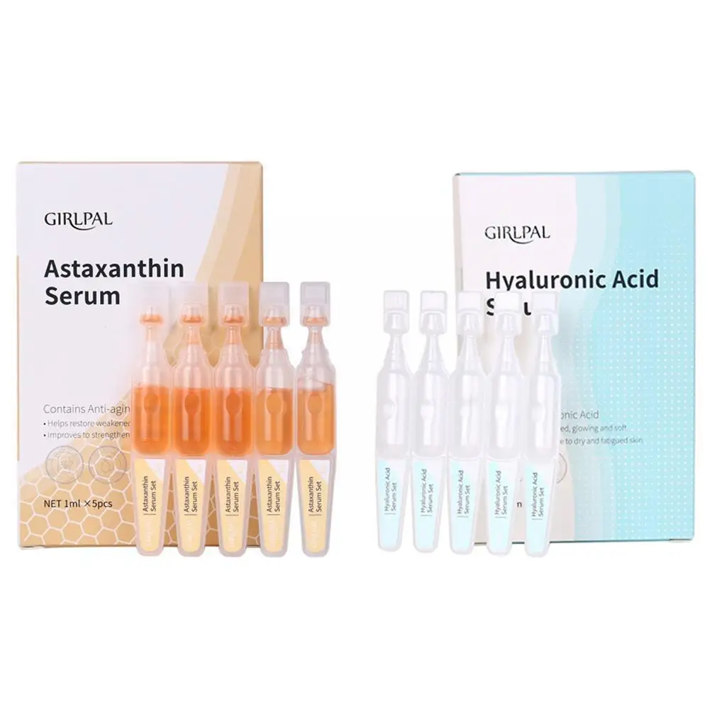 

Набор эссенций для увлажнения лица с гиалуроновой кислотой, 5 шт.