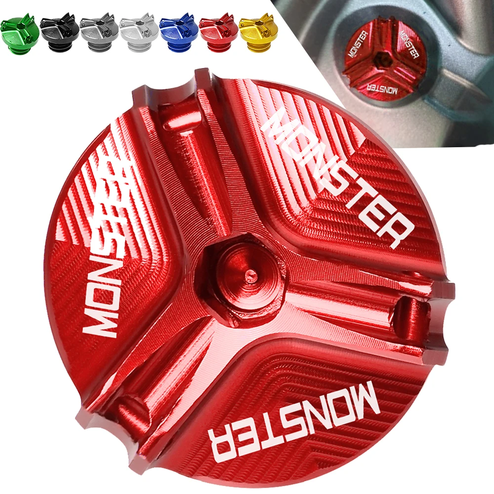 С логотипом MONSTER для Ducati 696 600 748 848 999 1098 800 Monster S2R/S4/S4R/ST3 крышка фильтра масла