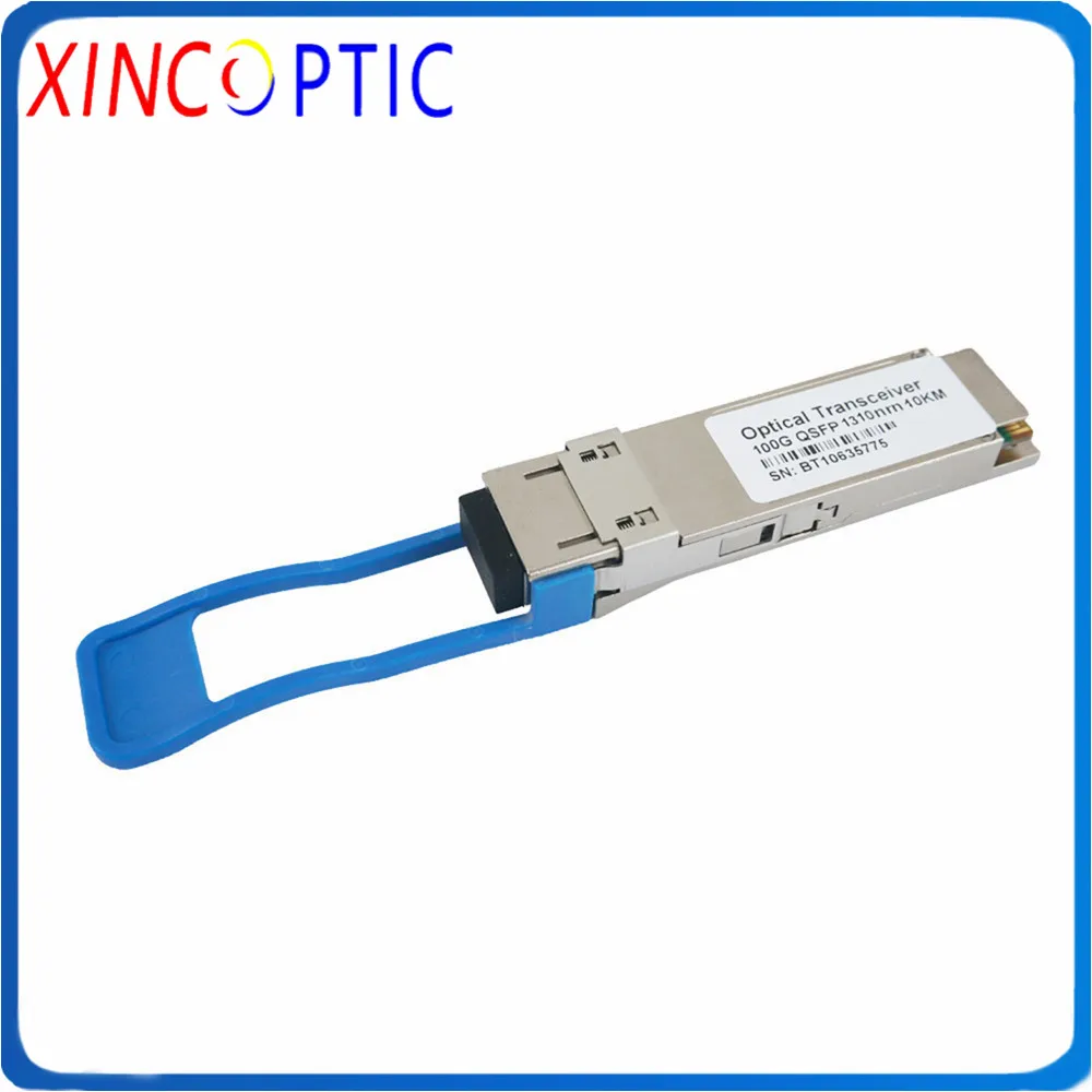Параметры 100G QSFP28 LR4 10km LC LWDM Единичный модуль оптического приемопередатчика SM 1310nm