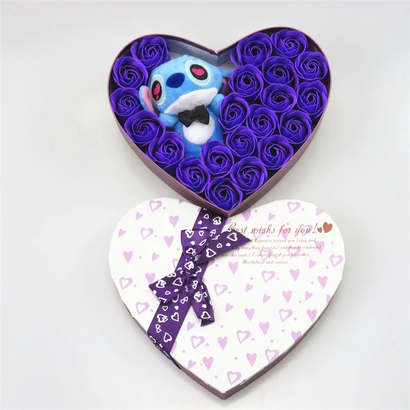 

Handmade stitch plush toys stuffed animals small bouquets gift box creative gifts for Valentine's birthday graduation gifts
