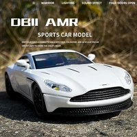 132 aston martin db11 amr sports car alloy car diecasts toy vehicles metal toy car model high simulation collection kids toys