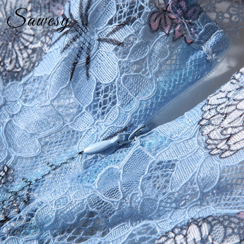 Элегантные кружевные плиссированные вечерние платья миди Европейское женское