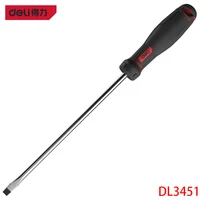 deli dl3451 one word strong magnetic screwdriver specification 8x200mm hardness of the screwdriver blade can reach above 58hrc