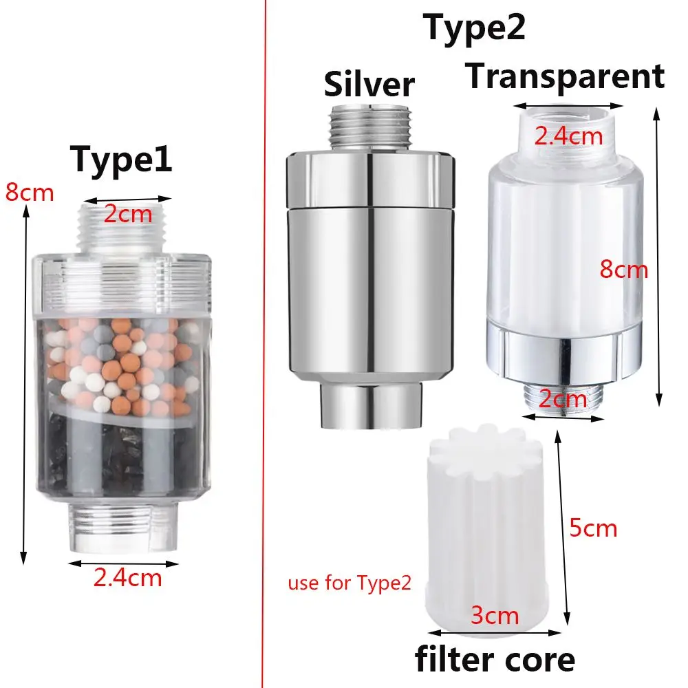 

Water Outlet Purifier Universal Bathing Valve Kitchen Faucet Filter Softener Household Faucets Purification Bathroom Accessories