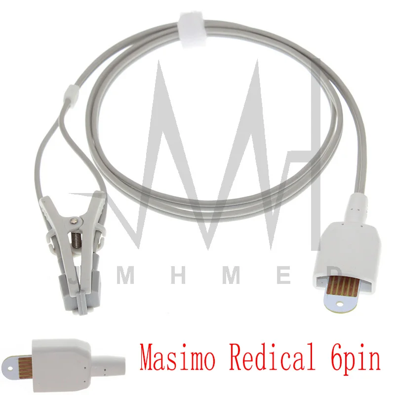 

Blood Oxygen Saturation Probe of Masimo Redical 6pin Monitor,1m Oximetry Cable Adult/Child/Neonate/Finger/Ear/Forehead/Animal