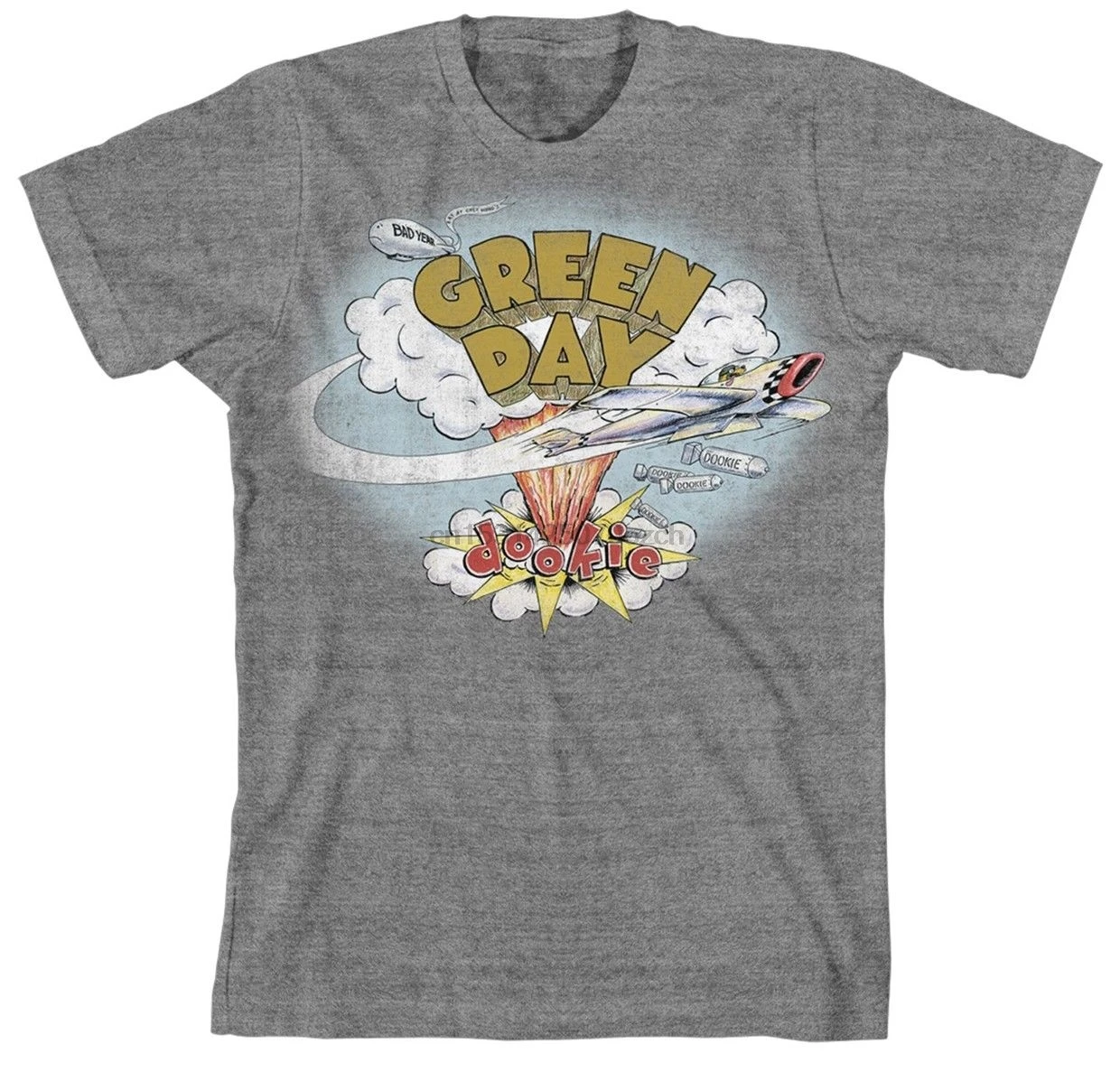 Green Day Dookie Обложка альбома рок музыки в стиле панк лицензированный футболка Т Для