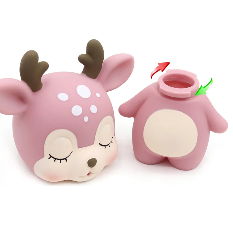 Копилка с оленем мультяшная Милая копилка для монет милый подарок сохранения