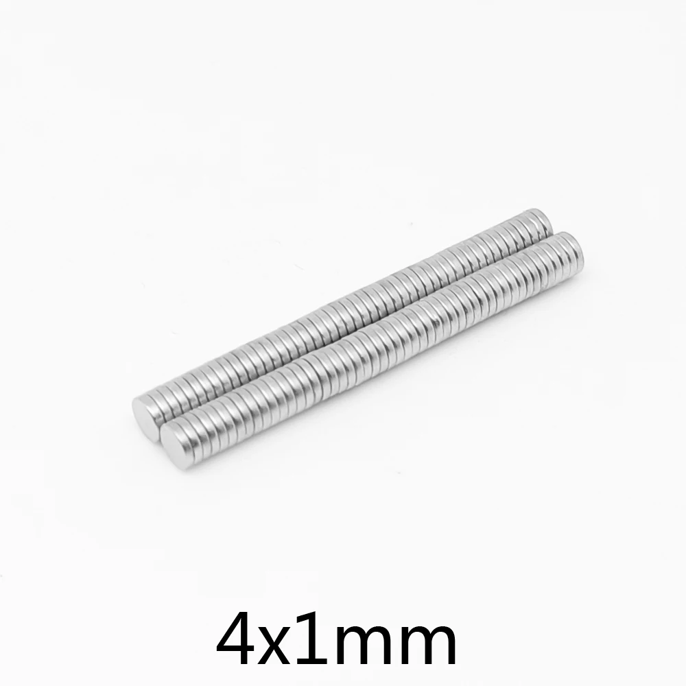 

100~3000pcs 4x1 mm Mini Small Circular Magnets 4mmx1mm N35 Neodymium Magnet strong Dia 4x1mm Permanent NdFeB Magnets Disc 4*1 mm