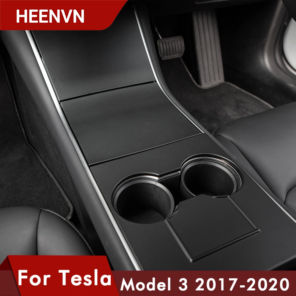 Автомобильные Защитные аксессуары для Tesla, модель 3, Крышка центральной консоли из углеродного волокна ABS Three 2020, Heenvn от AliExpress RU&CIS NEW