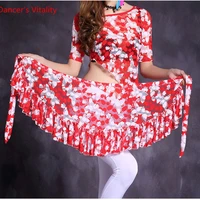 new design bellydance waist towel belly dance hip scarf dance accessory belt m l