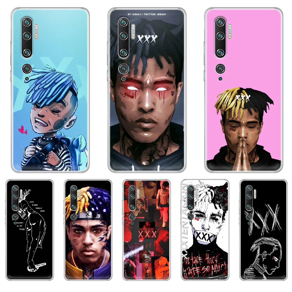 Apper XXXTentacion чехол для телефона Корпус XIAOMI MI 3 4 5 5X 8 9 10 se max pro a2 9T note lite Прозрачный