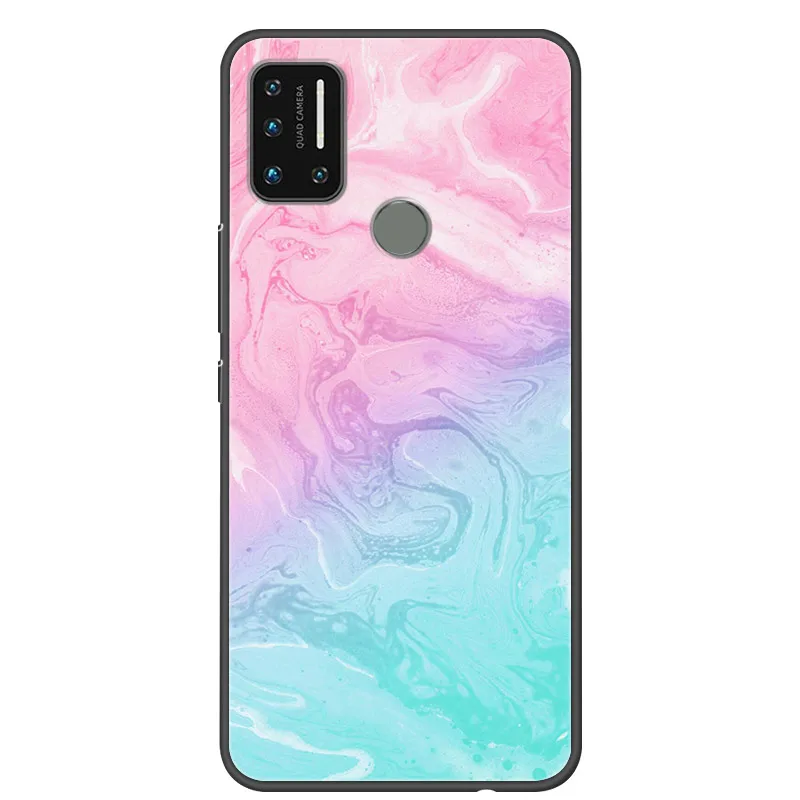 for umidigi a9 pro case marble printing soft silicone phone cover for umidigi a 9 pro phone cases black bumper a9pro fundas capa free global shipping