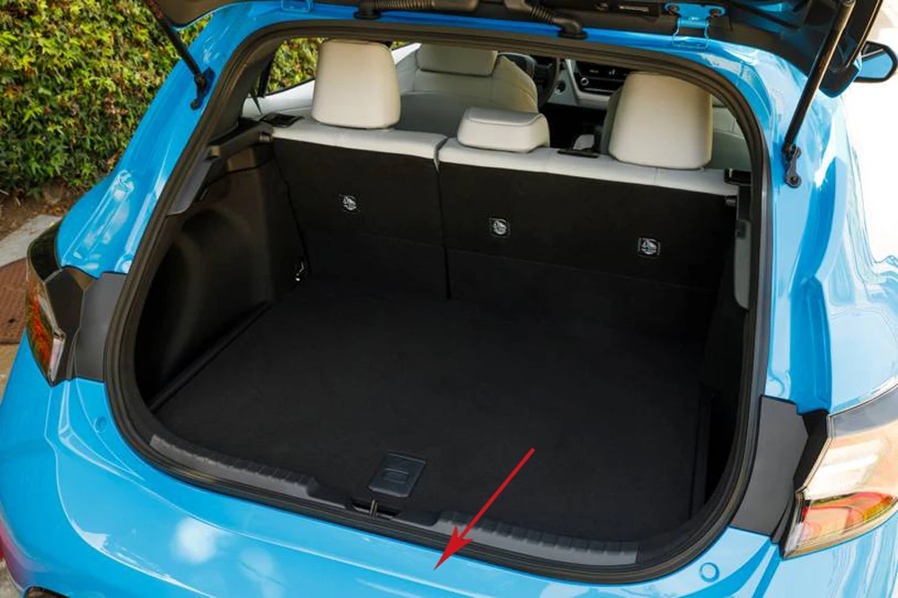 Для Toyota Corolla 2019 2020 хэтчбек из нержавеющей стали задний бампер багажник порог