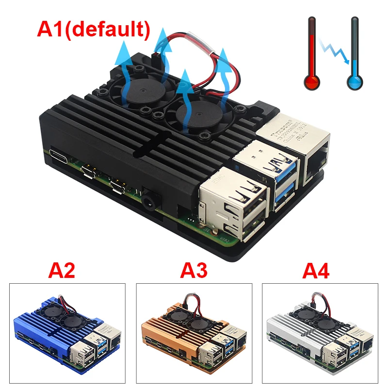 original raspberry pi 4 model b kit 2gb 4gb 8gb ram aluminum case 5v 3a power adapter hd video cable card for rpi 4b free global shipping