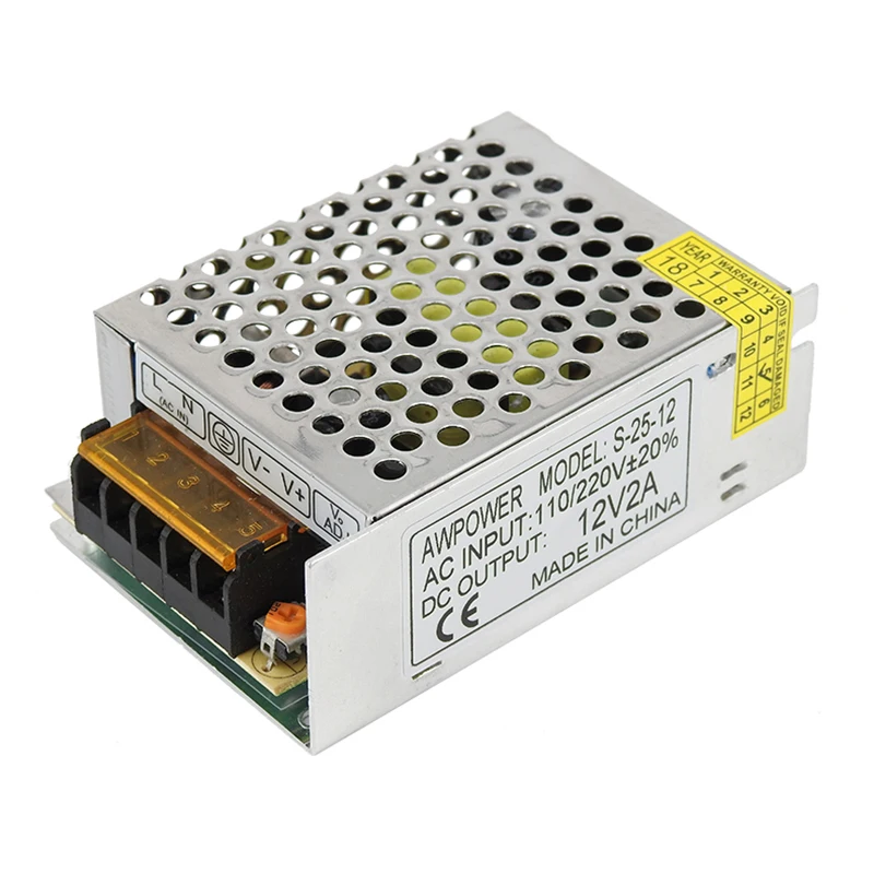 AC 110 V-220 V к DC 5 V 12 V 24 V 1A 2A 3A 5A 10A 15A 20A 30A 50A переключатель светодиодный адаптер питания драйвера для светодиодных ленточных ламп
