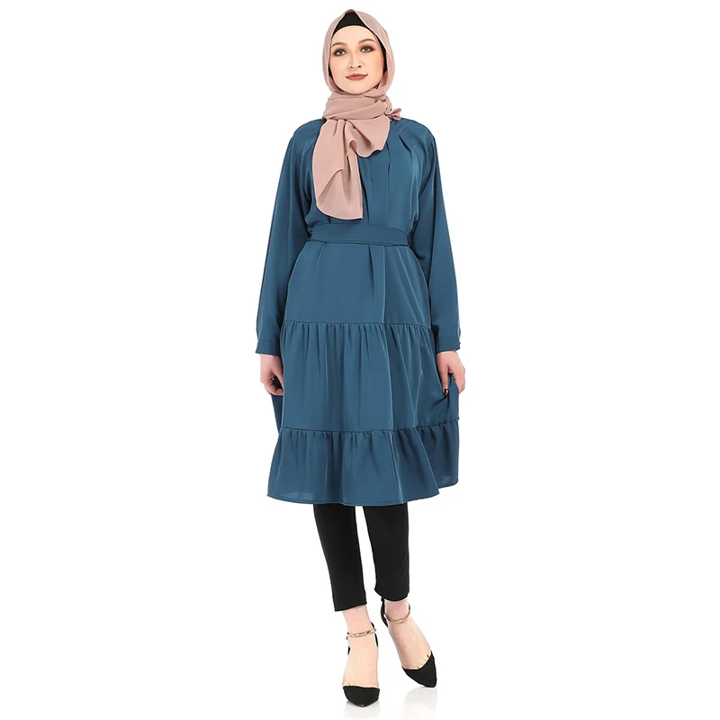 Женское платье с оборками женское в мусульманском стиле | Тематическая одежда и