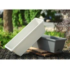 Пластиковые цветочные горшки, большие прямоугольные канавки для растений на балконе, для дома, TS1