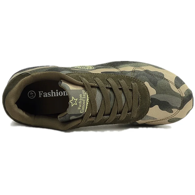 New Canvas Shoes Men Sneakers Unisex Adult Male Tenis Footwear Camouflage Low Lace-up Flat Casual Military Anti-skid Soft |