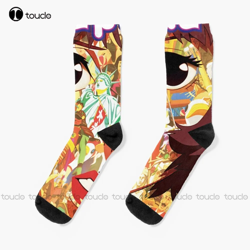 

Slice Paprika Away Socks custom socks Personalized Custom Unisex Adult Teen youth Socks Halloween Christmas Fashion new gift