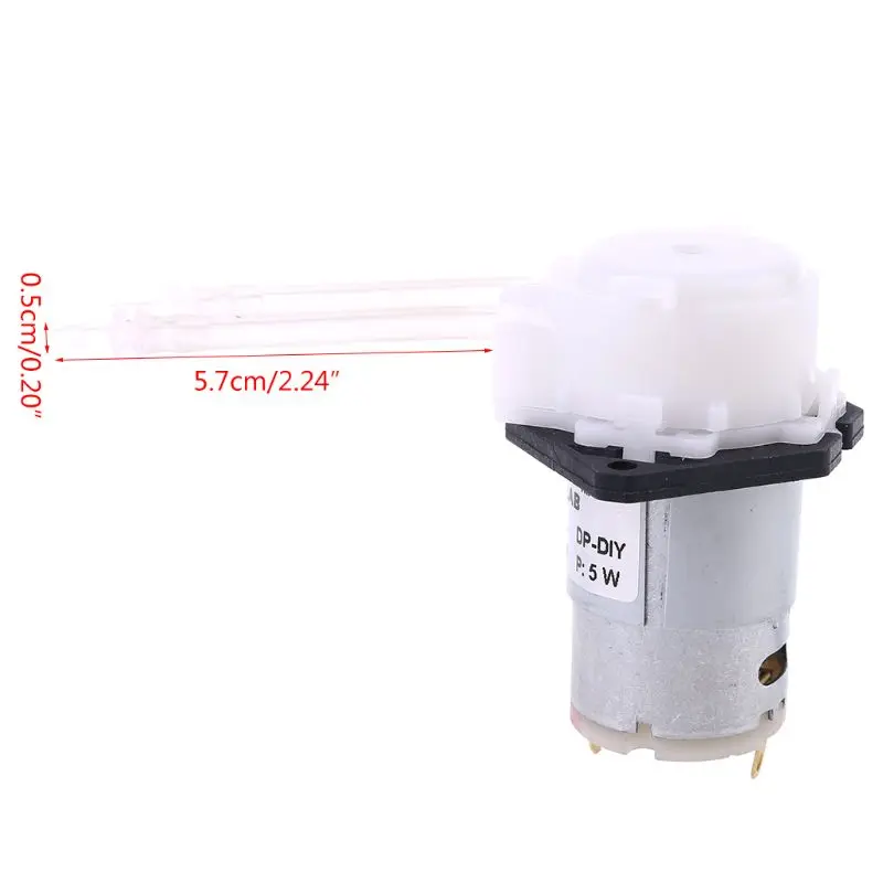 12 В D3 небольшой Перистальтический дозирующий насос постоянного тока 2 мм