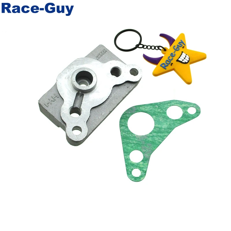 Крышка двигателя плата адаптера масляного радиатора для 125cc 140cc