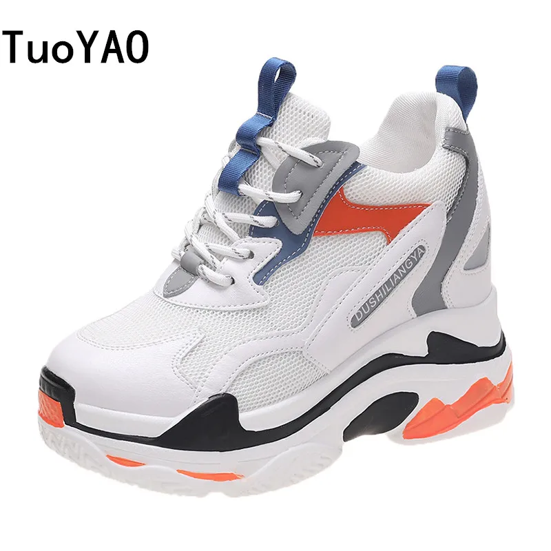 

Women Chunky Sneakers 2021 Autumn Platform Sneaker Casual Shoes Woman Running Trainers Luxury Designers Sports Vulcanized Shoes