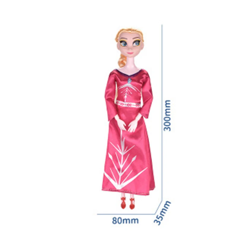 New Disney Frozen 2 Anna Elsa doll 11 Inch Fashion Moveable Joints Big Doll Girls Birthday Christmas Gifts Toys For Children|Игровые