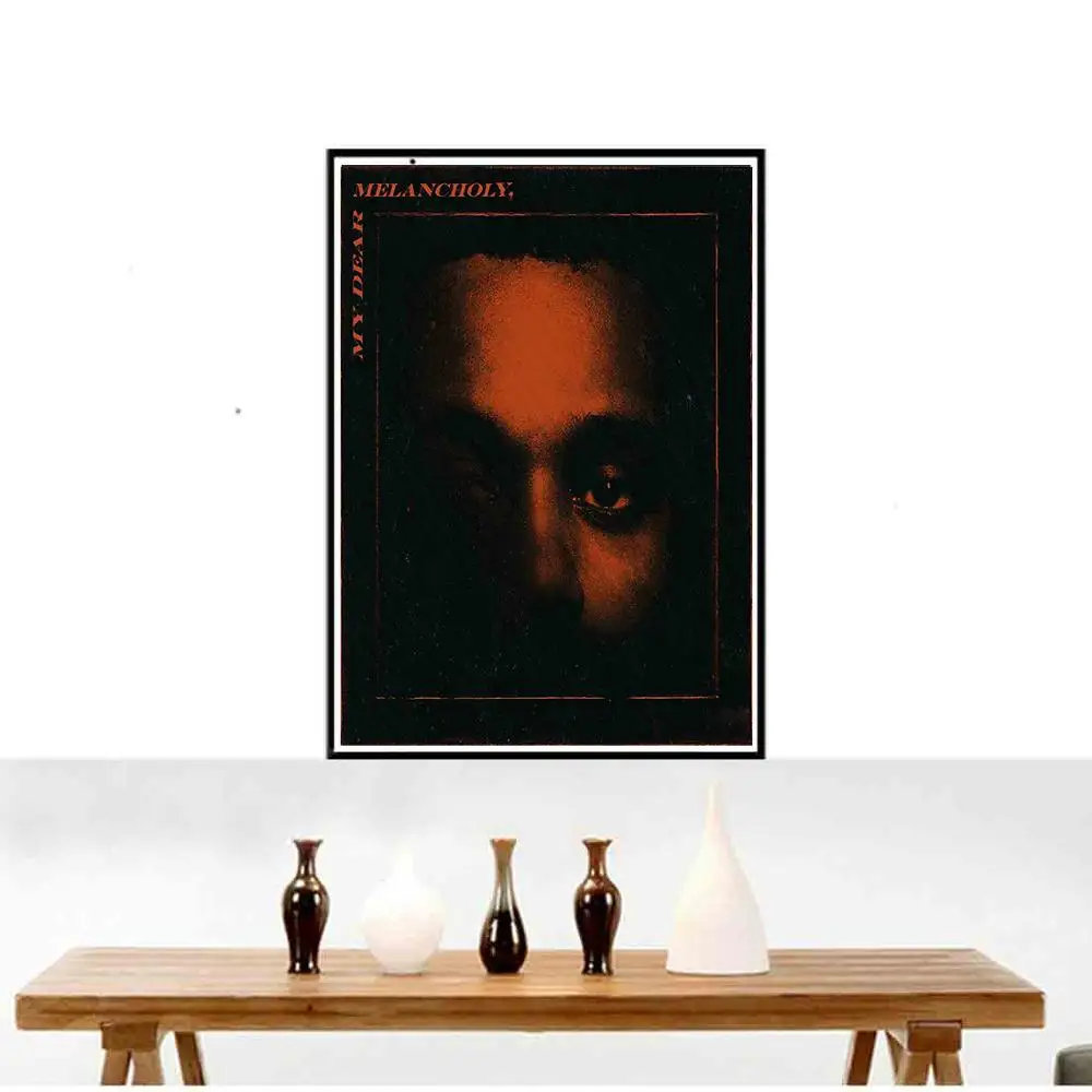 Новый альбом C75 The Weeknd My Dear Melancholy художественный шелковый постер картины