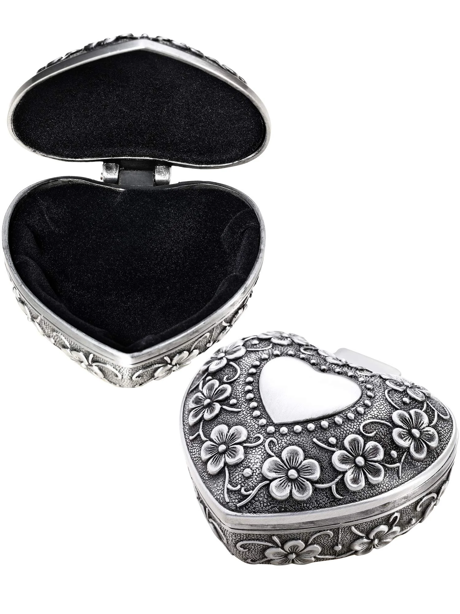 Винтаж шкатулка под старину сердце Форма d сокровище Органайзер классический