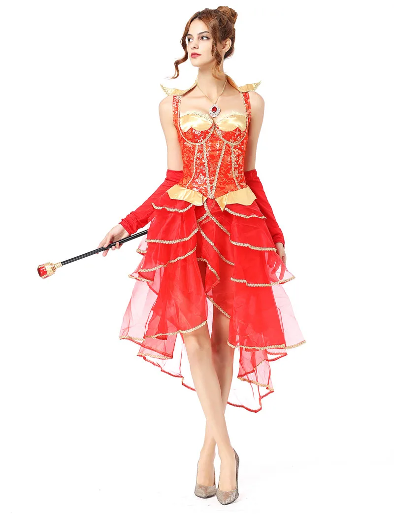 Костюм вампира для взрослых на Хэллоуин пар невесты женское причудливое платье с