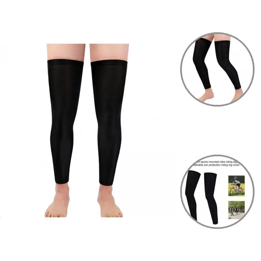 

Лайкра 1 пара, практичный длинный рукав для защиты колена, полиэфирные Дышащие Длинные рукава для езды на велосипеде