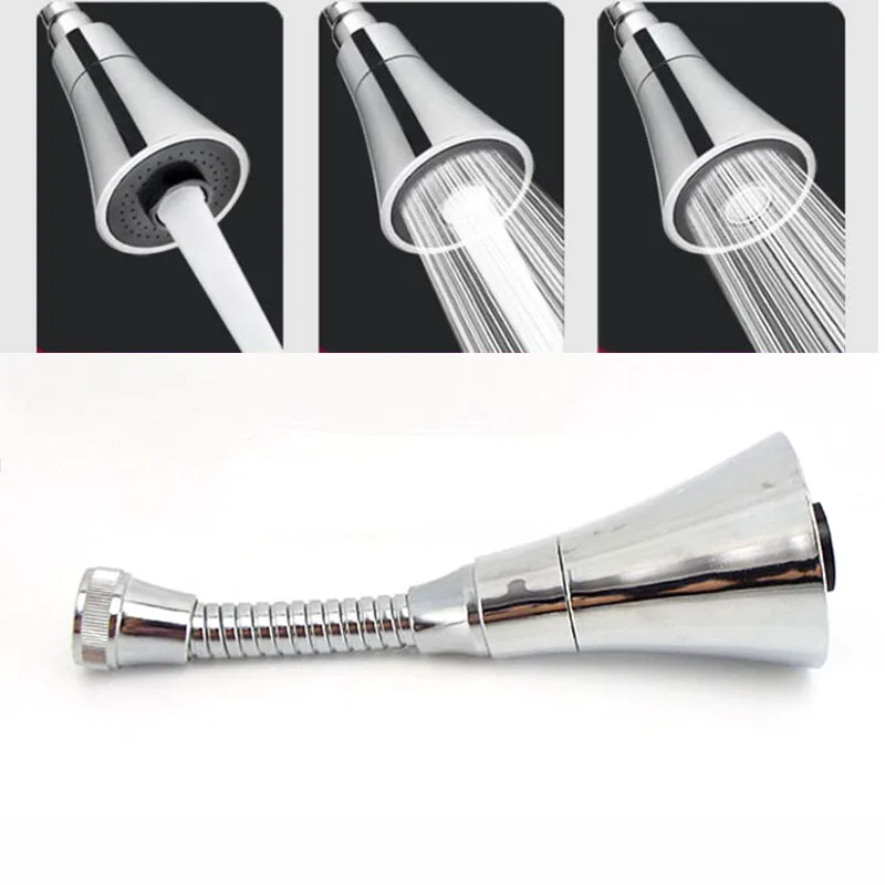 Насадка для кухонного смесителя Вращающаяся насадка душа с регулируемым