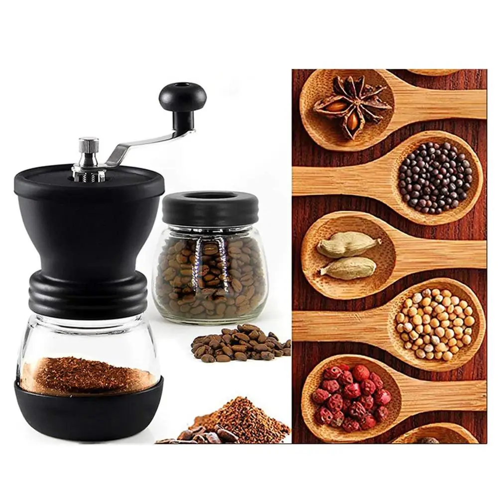 Ручная керамическая кофемолка портативная ручная кофеварка моющаяся мельница