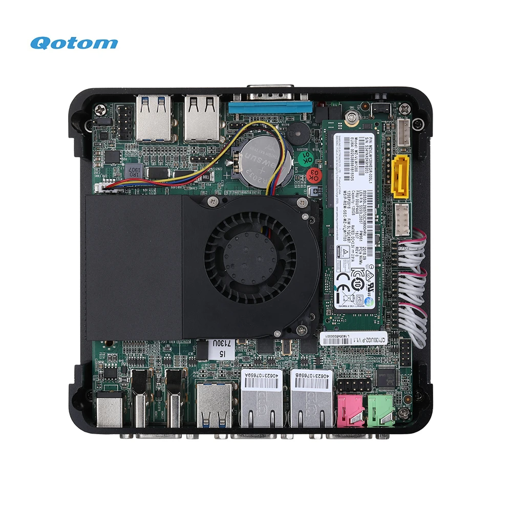 Мини ПК Qotom Core i3 i5 с DDR4 RAM M.2 NVMe SSD портативное настольное мини оборудование X86|Мини