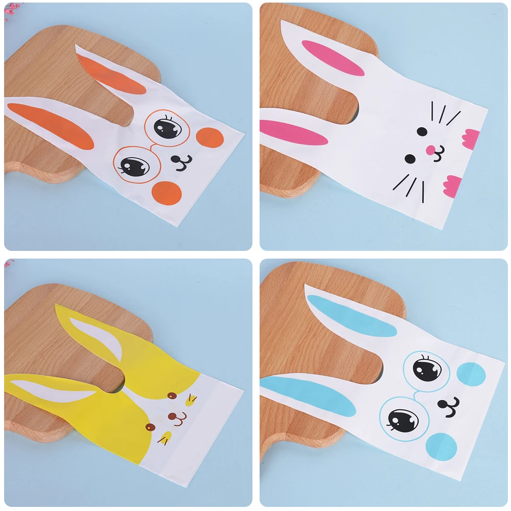 10 шт./лот милые с кроличьими ушами для печенья сумки подарочные пакеты конфет