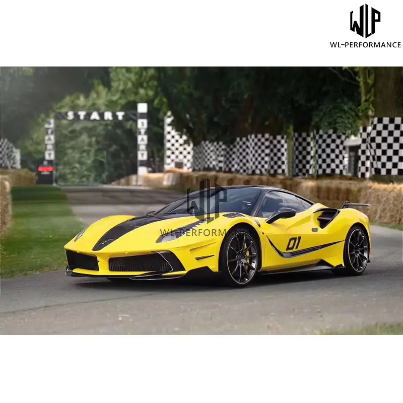 488 Гбт Комплект кузова автомобиля из углеродного волокна передний и задний