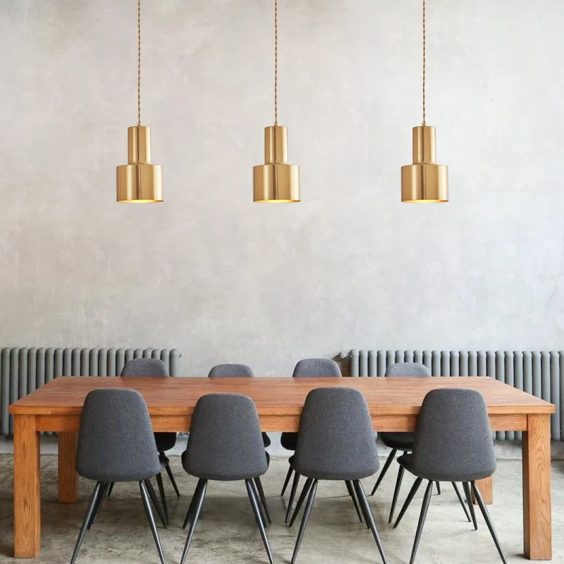 Небольшой подвесной светильник для ресторана металлический креативный спальни