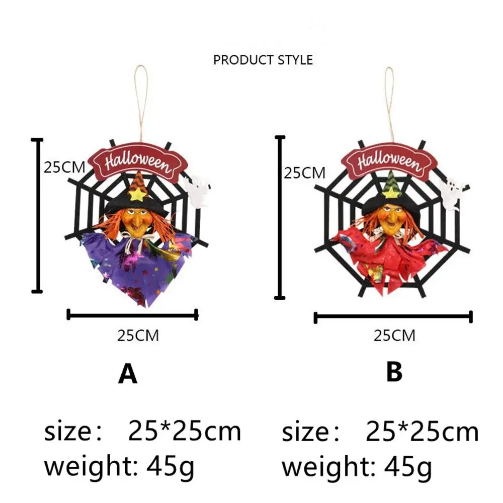 Creative Halloween Spider Web Pendant Festival Scene Layout Decoration Non-woven Ornaments Door Hanging Decor | Дом и сад