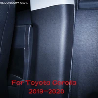 for toyota corolla 2020 2019 2021 car b pillar protector anti kick anti dirty pad case cover sticker car interior modification
