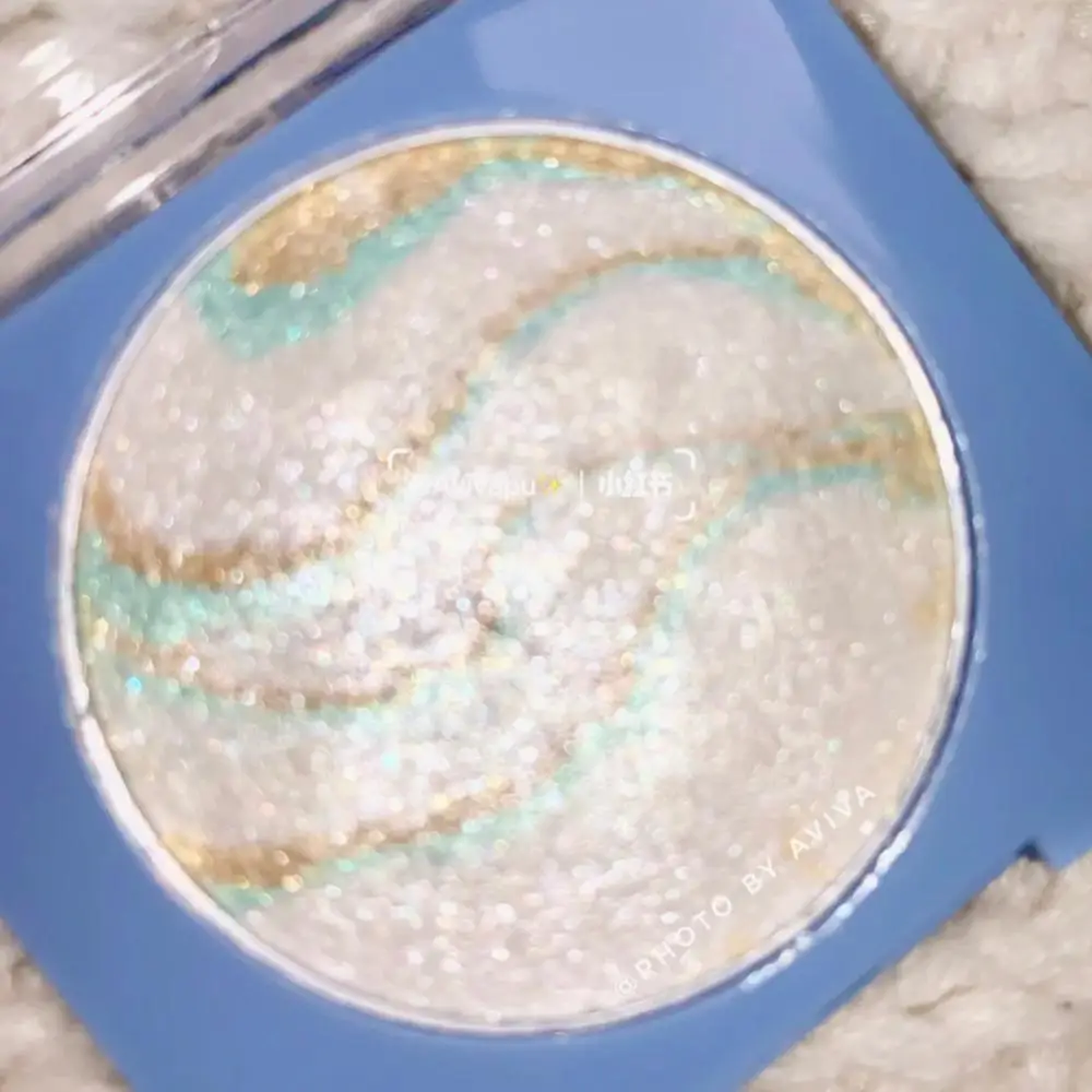 Блеск для лица хайлайтер бронзер палитра Мерцающий порошок макияж светящиеся