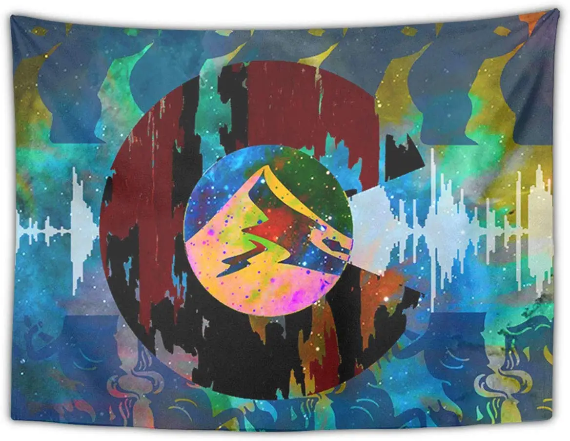 Настенный гобелен цветной флаг красочный королева|Декоративные гобелены| |