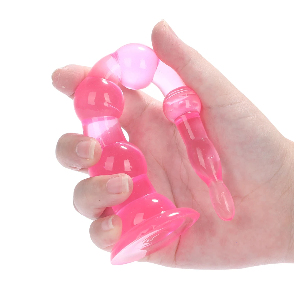 Эротический гелиевый фаллоимитатор Анальная пробка Анус массаж простаты с