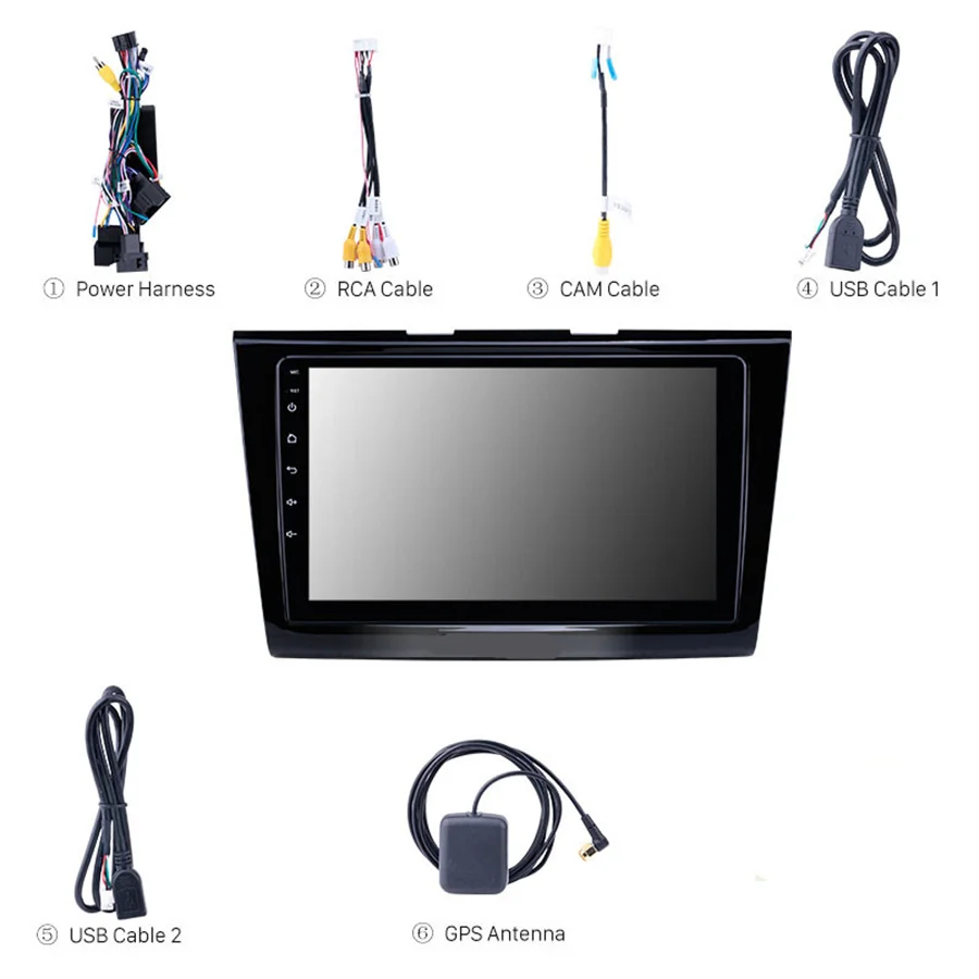 Фото 9-дюймовое автомобильное GPS-радио Android 10 H1+16G для Ford Taurus 2015-2018 гг. №5
