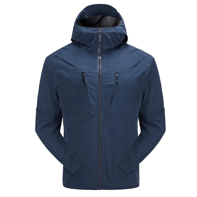 3 слойная Мужская дождевая куртка Водонепроницаемая дышащая зимняя мягкая