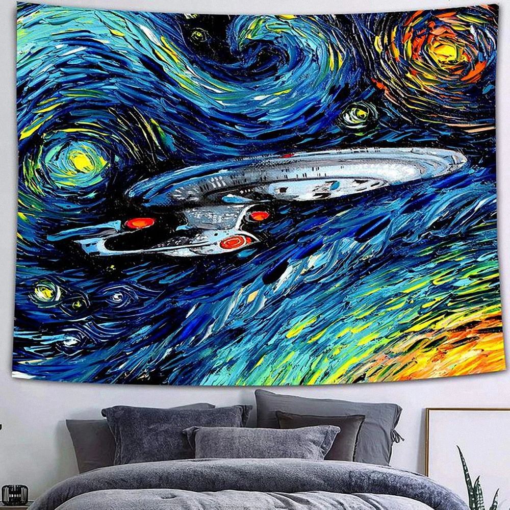 

Gothic Witchy Tapestries Wall Hanging Painting Moon Phase Tarot Wallpaper Tapestry Wall Art Flowers planet butterfly Banner Flag