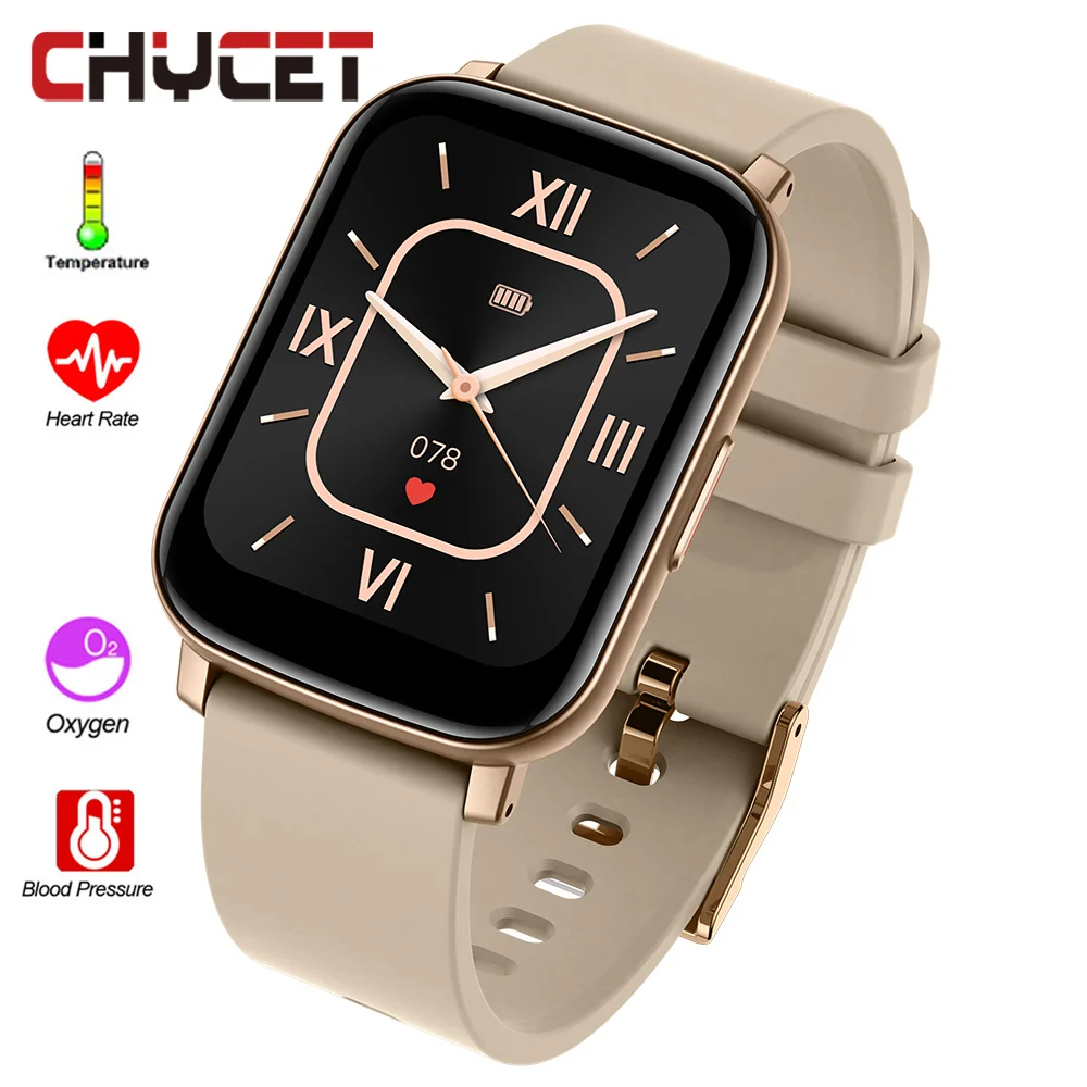 

CHYCET NEW 2021 Men Smart Watch Wristband Men Women Sport Clock Heart Rate Monitor Sleep Monitor Smartwatch for Xiaomi Huawei
