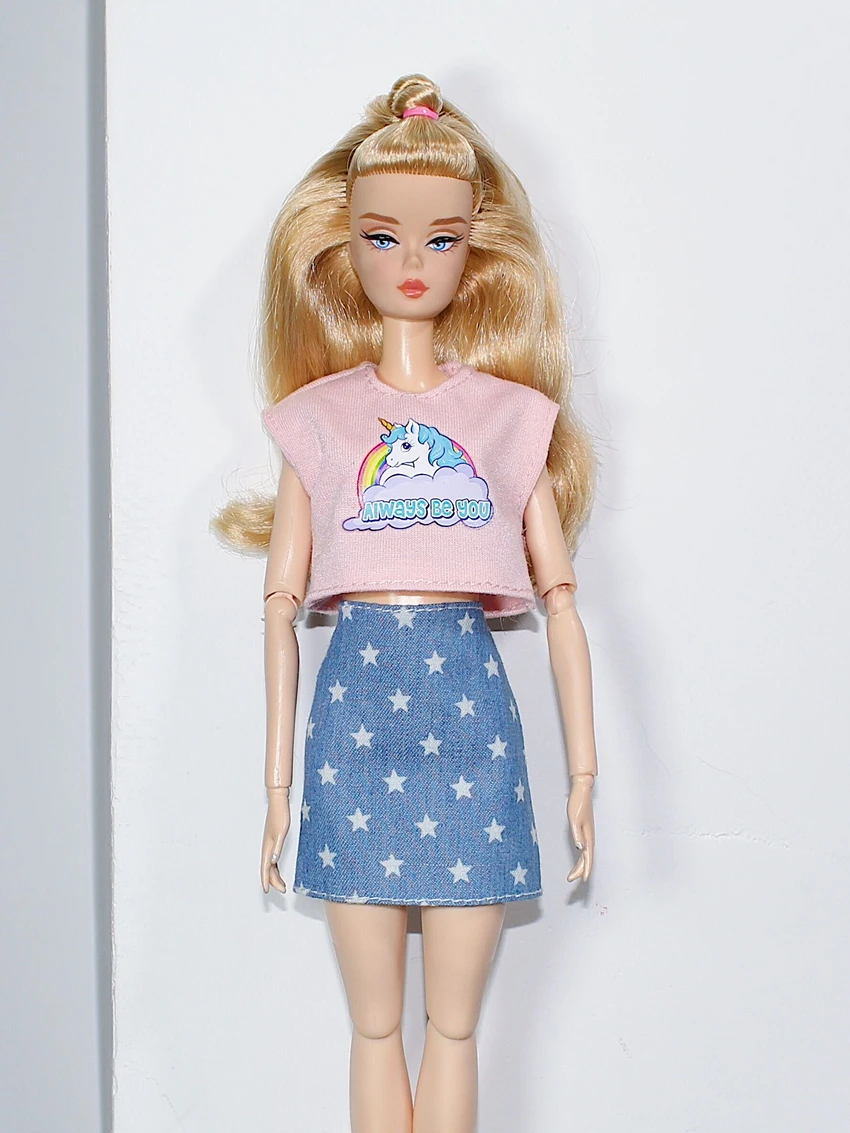 Оригинальный комплект одежды/рубашка брюки топ юбка платье наряд одежда для 1/6 BJD